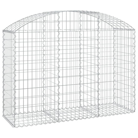 Vidaxx gabion voûté 150x50x100 120 cm en fer galvanisé