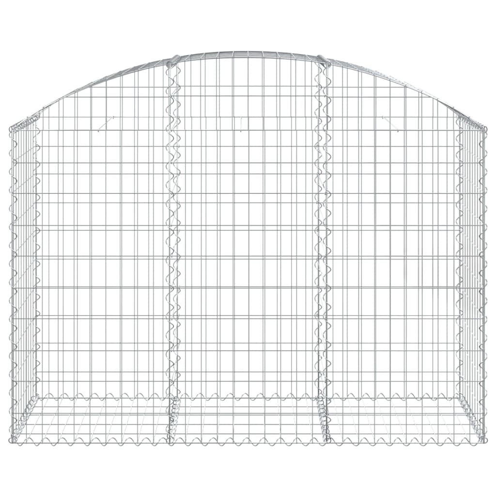 Vidaxx gabion voûté 150x50x100 120 cm en fer galvanisé