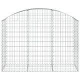 Vidaxx gabion voûté 150x50x100 120 cm en fer galvanisé