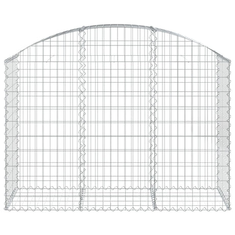 Vidaxx gabion voûté 150x50x100 120 cm en fer galvanisé