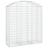 Vidaxx gabion voûté 150x50x160 180 cm en fer galvanisé