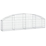 Vidaxx gabion voûté 200x30x40 60 cm en fer galvanisé