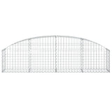 Vidaxx gabion voûté 200x30x40 60 cm en fer galvanisé
