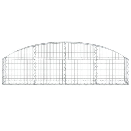 Vidaxx gabion voûté 200x30x40 60 cm en fer galvanisé
