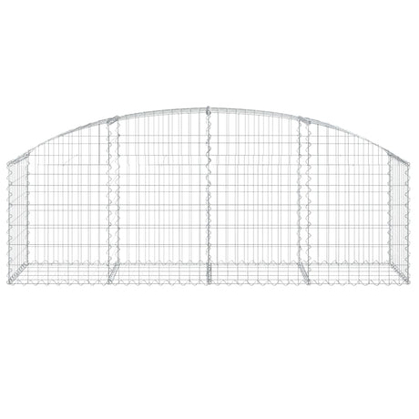 Vidaxx gabion voûté 200x50x60 80 cm en fer galvanisé