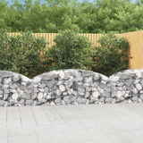 Vidaxx gabion voûté 200x50x60 80 cm en fer galvanisé