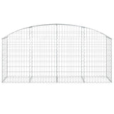Vidaxx gabion voûté 200x50x80 100 cm en fer galvanisé