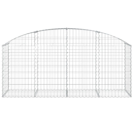 Vidaxx gabion voûté 200x50x80 100 cm en fer galvanisé