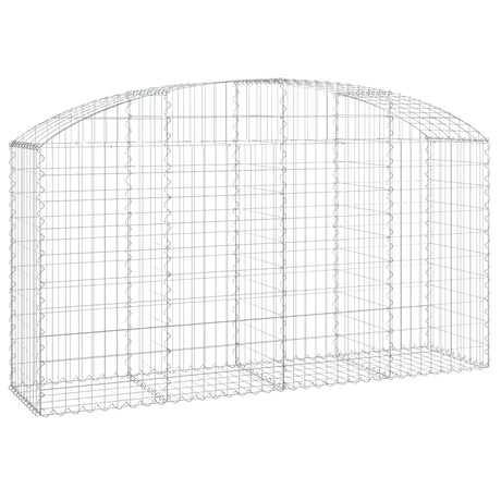 Vidaxx gabion voûté 200x50x100 120 cm en fer galvanisé
