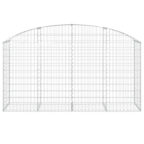 Vidaxx gabion voûté 200x50x100 120 cm en fer galvanisé
