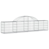 Vidaxx gabion voûté 200x30x40 60 cm en fer galvanisé