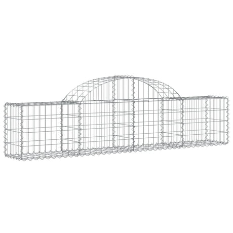 Vidaxx gabion voûté 200x30x40 60 cm en fer galvanisé