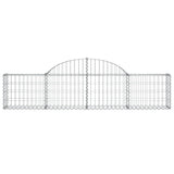 Vidaxx gabion voûté 200x30x40 60 cm en fer galvanisé