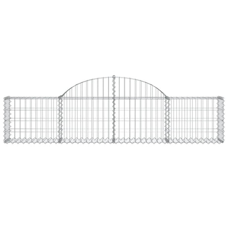 Vidaxx gabion voûté 200x30x40 60 cm en fer galvanisé