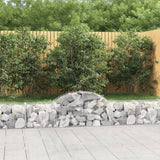 Vidaxx gabion voûté 200x30x40 60 cm en fer galvanisé