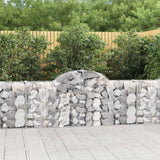 Vidaxx gabion voûté 200x30x80 100 cm en fer galvanisé