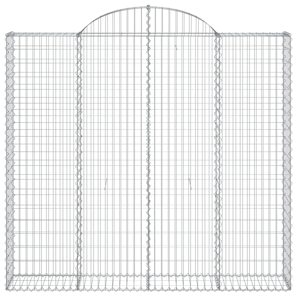 Vidaxl Schanskorf Gewölbe 200x30x180 200 cm verzinktes Eisen