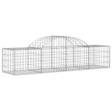 Vidaxx gabion voûté 200x50x40 60 cm en fer galvanisé