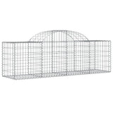 Vidaxx gabion voûté 200x50x60 80 cm en fer galvanisé