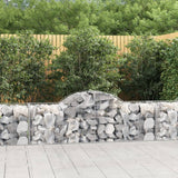 Vidaxx gabion voûté 200x50x60 80 cm en fer galvanisé