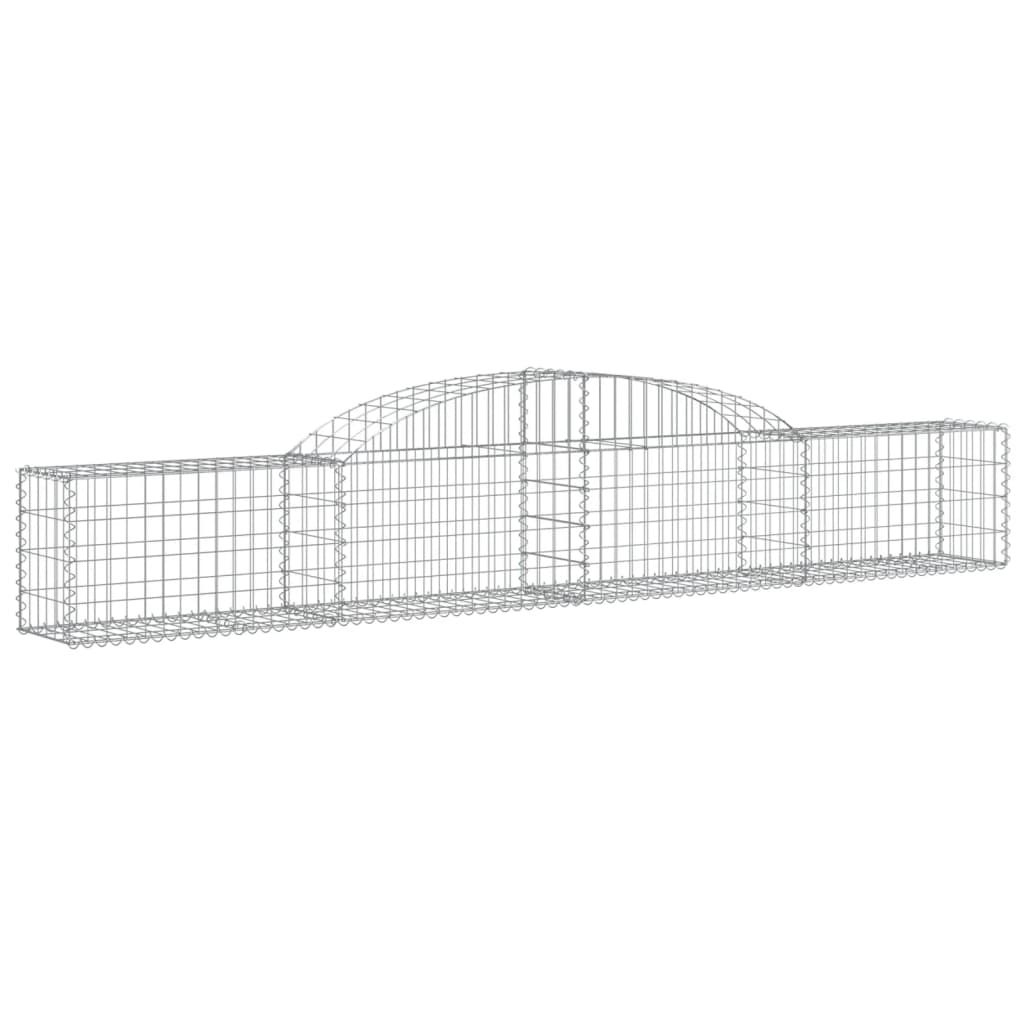 Vidaxx gabion voûté 300x30x40 60 cm en fer galvanisé