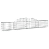 Vidaxx gabion voûté 300x30x40 60 cm en fer galvanisé