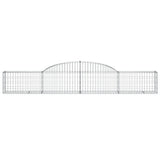 Vidaxx gabion voûté 300x30x40 60 cm en fer galvanisé