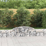Vidaxx gabion voûté 300x30x40 60 cm en fer galvanisé