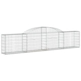 Vidaxx gabion voûté 300x30x60 80 cm en fer galvanisé