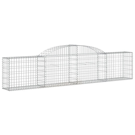 Vidaxx gabion voûté 300x30x60 80 cm en fer galvanisé