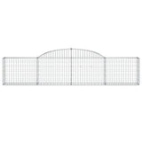 Vidaxx gabion voûté 300x30x60 80 cm en fer galvanisé