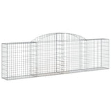 Vidaxx gabion voûté 300x30x80 100 cm en fer galvanisé