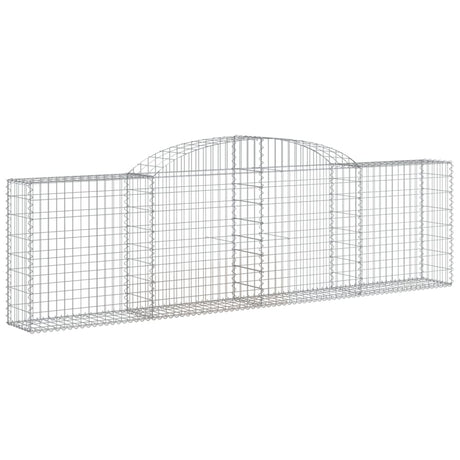 Vidaxx gabion voûté 300x30x80 100 cm en fer galvanisé