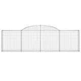 Vidaxx gabion voûté 300x30x80 100 cm en fer galvanisé