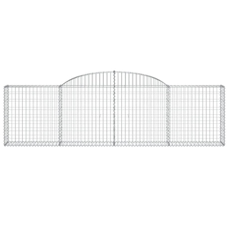 Vidaxx gabion voûté 300x30x80 100 cm en fer galvanisé