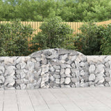 Vidaxx gabion voûté 300x30x80 100 cm en fer galvanisé