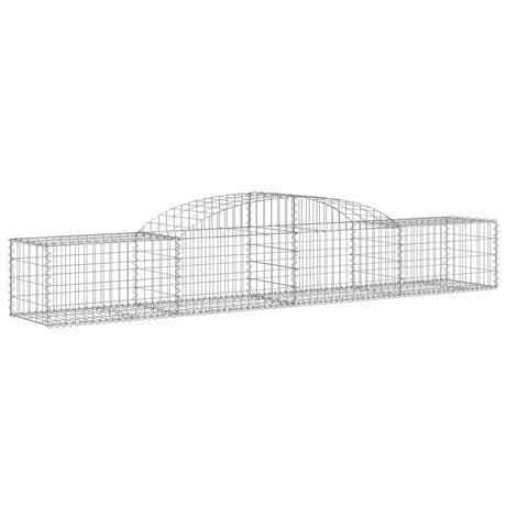 Vidaxx gabion voûté 300x50x40 60 cm en fer galvanisé