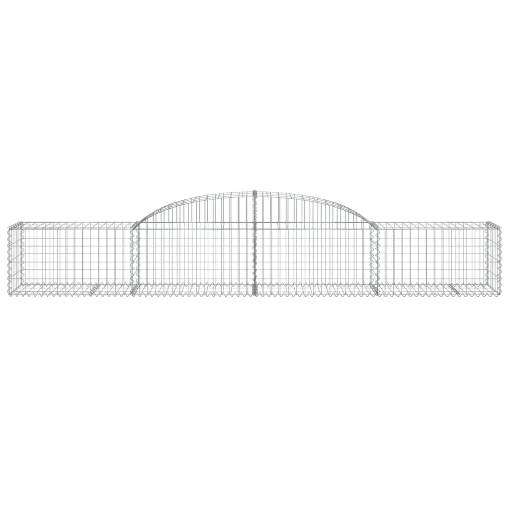 Vidaxx gabion voûté 300x50x40 60 cm en fer galvanisé