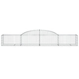 Vidaxx gabion voûté 300x50x40 60 cm en fer galvanisé