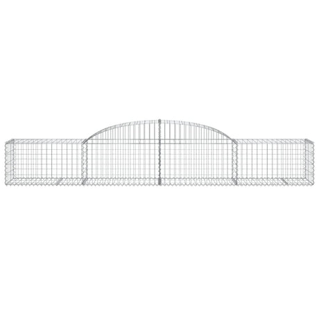 Vidaxx gabion voûté 300x50x40 60 cm en fer galvanisé