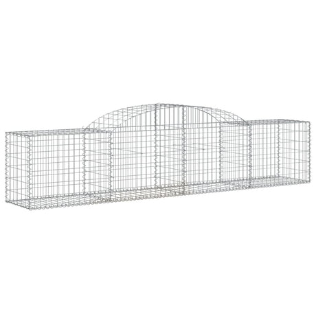 Vidaxx gabion voûté 300x50x60 80 cm en fer galvanisé