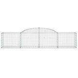 Vidaxx gabion voûté 300x50x60 80 cm en fer galvanisé
