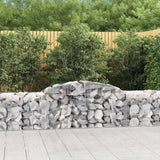 Vidaxx gabion voûté 300x50x60 80 cm en fer galvanisé