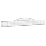 Vidaxx gabion voûté 400x30x40 60 cm en fer galvanisé