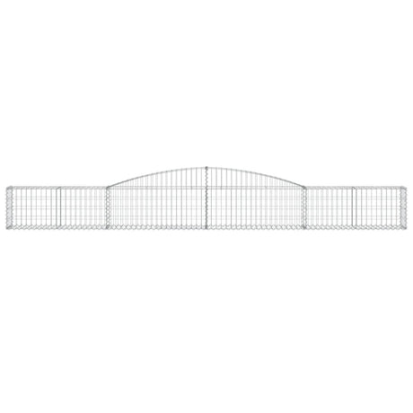 Vidaxx gabion voûté 400x30x40 60 cm en fer galvanisé