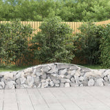 Vidaxx gabion voûté 400x30x40 60 cm en fer galvanisé