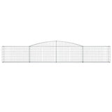 Vidaxx gabion voûté 400x30x60 80 cm en fer galvanisé