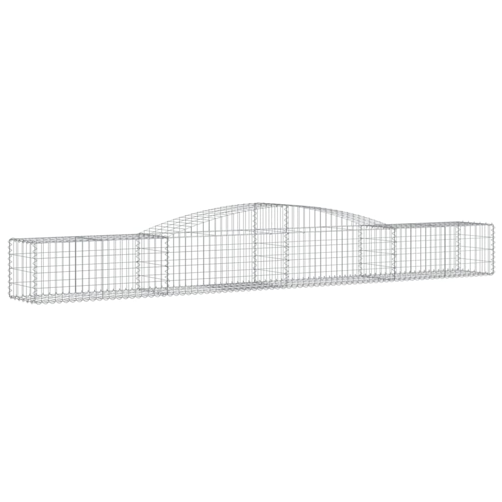 Vidaxx gabion voûté 400x50x40 60 cm en fer galvanisé