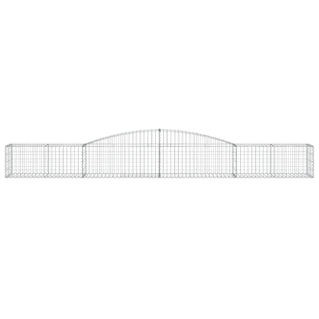 Vidaxx gabion voûté 400x50x40 60 cm en fer galvanisé