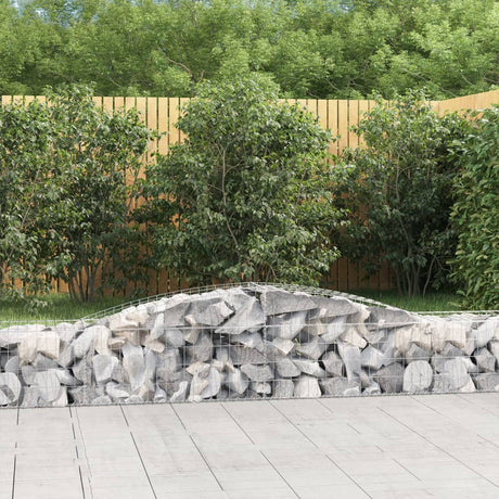 Vidaxx gabion voûté 400x50x40 60 cm en fer galvanisé